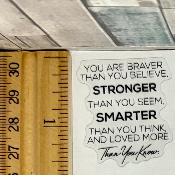 🌀10/$10🌀 Translucent Black Poem Quote Reusable Waterproof Vinyl Sticker Decal - Picture 1 of 1